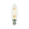 Budget ⌛ Luce Bella Candle Filament B15 LED 450 Lumen Warm White, Dimmable 4.5W Globe 2Pk Other - To Australia 👍