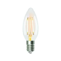 Cheapest 😉 Luce Bella Candle Filament E14 LED 250 Lumen Warm White 2W Globe 2Pk Other - To Australia 🥰