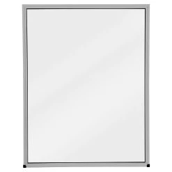 Flash Sale ❤️ Australia Only - Polar Eco-View Windows Polar Eco-View 1200 X 1545mm Silver Grey Frosted Glass Fixed Panel Double Glazed Window Silver Grey Frame With Frosted Glass ⌛