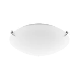 Promo ✨ Luce Bella 40cm Frosted Glass Ceiling Light White / Chrome - To Australia ❤️