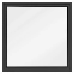 Deals ⌛ Polar Eco-View Windows 600 X 600mm Black Double Glazed Fixed Window - To Australia ⭐