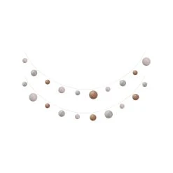 Hot Sale β Luce Bella 20 Pack Battery Operated Assorted Size Cotton Ball String Lights Multi - To Australia π₯