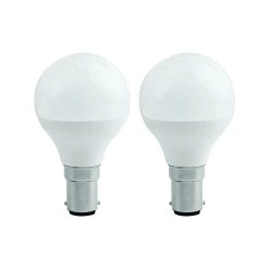 Cheapest 🤩 Luce Bella Fancy Round B15 LED 400lm Warm White 5W Globe 2 Pack - To Australia 🎁