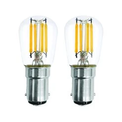 Best Sale 🎁 Luce Bella ST26 B15 LED 230lm Warm White 2W Globe 2 Pack Other - To Australia ✔️