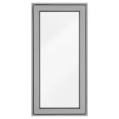 Deals 😀 Australia Only - Polar Eco-View Windows Polar Eco-View 600 X 1200mm Silver Grey Openable Window 👏