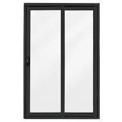 Promo ⌛ Australia Sale - Polar Eco-View Windows 2145 X 1410mm Black Aluminium Sliding Door Kit ❤️