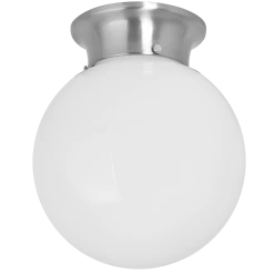 Flash Sale β¨ Australia Sale - Luce Bella Brushed Chrome Finish Batten Fix White β