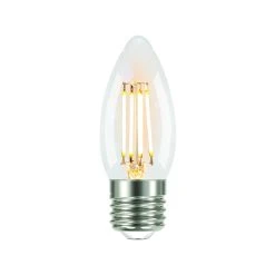 Deals 🤩 Australia Sale - Luce Bella Candle Filament E27 LED 450 Lumen, Dimmable Warm White 4.5W Globe 2Pk Other 🎁