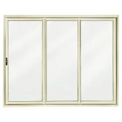 Deals 🥰 Polar Eco-View Windows 2145 X 2700mm White Birch Aluminium Sliding Stacking Door - To Australia 👏