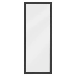 Flash Sale ✔️ Australia Sale - Polar Eco-View Windows Polar Eco-View 600 X 1545mm Black Frosted Glass Fixed Panel Double Glazed Window Black Frame With Frosted Glass ✔️