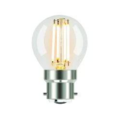 Promo π₯ Australia Sale - Luce Bella Round Filament B22 Dimmable LED 450 Lumen Warm White 4.5 Watt Globe 2Pk Other β