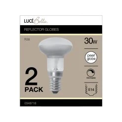 Flash Sale 🎁 Luce Bella 30W SES R39 Incandescent Reflector Globes - 2 Pack - To Australia 🛒