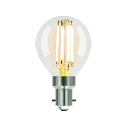 Deals ⭐ Australia Sale - Luce Bella Round Filament B15 LED Dimmable 450 Lumen Warm White 4.5W Globe 2Pk Other 🛒