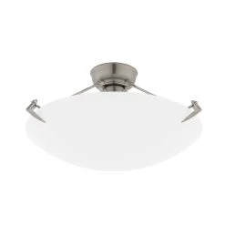 Best Pirce 🔥 Australia Only - Luce Bella 30cm Glass DIY Ceiling Light White / Chrome ❤️
