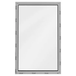 Flash Sale ✨ Polar Eco-View Windows 600 X 945mm Silver Grey Fixed Panel Double Glazed Window - To Australia 🛒