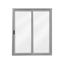 Outlet ✨ Australia Only - Polar Eco-View Windows Polar 2145 X 1810mm Sliding Door With Bonus Flydoor - Silver Grey 😉