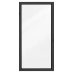 Buy ⌛ Australia Only - Polar Eco-View Windows Polar Eco-View 600 X 1200mm Black Frosted Glass Fixed Panel Double Glazed Window Black Frame With Frosted Glass ✔️