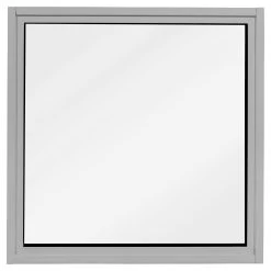 Best reviews of 💯 Australia Only - Polar Eco-View Windows Polar Eco-View 600 X 600mm Silver Grey Frosted Glass Fixed Panel Double Glazed Window Silver Grey Frame With Frosted Glass ✨